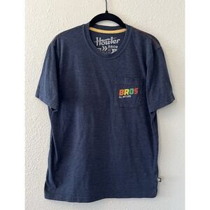 Howler Brothers Men's T-Shirt Size Small Blue Pocket Tee Bros All Natural